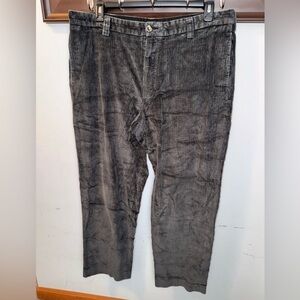 LL Bean Men’s Classic Fit Corduroy Pants Dark Grey Size 38